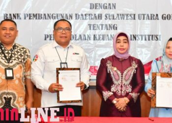 Penandatanganan PKS RSUD Bumi Panua dengan Bank SulutGo untuk Pengelolaan Keuangan Institusi