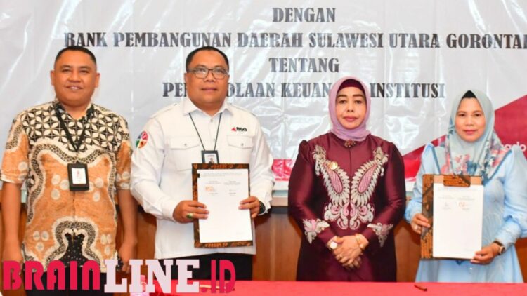 Penandatanganan PKS RSUD Bumi Panua dengan Bank SulutGo untuk Pengelolaan Keuangan Institusi