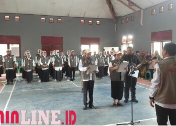 440 Petugas Pemutakhiran Data Pemilih di Pohuwato Dilantik