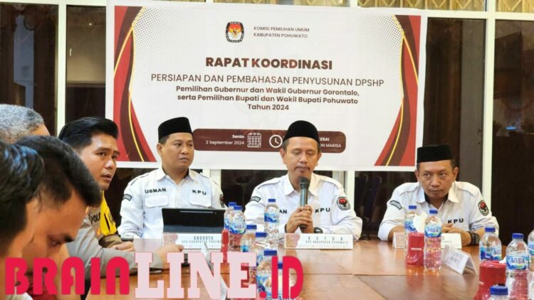 KPU Pohuwato Gelar Rakor Persiapan Pilkada, Bahas Data Pemilih