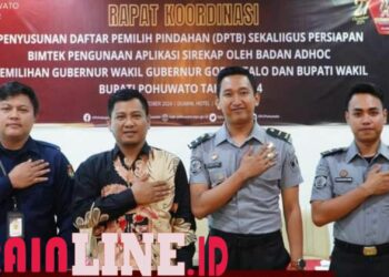 KPU Pohuwato Rakor Bahas DPTb, Persiapkan Pilkada 2024