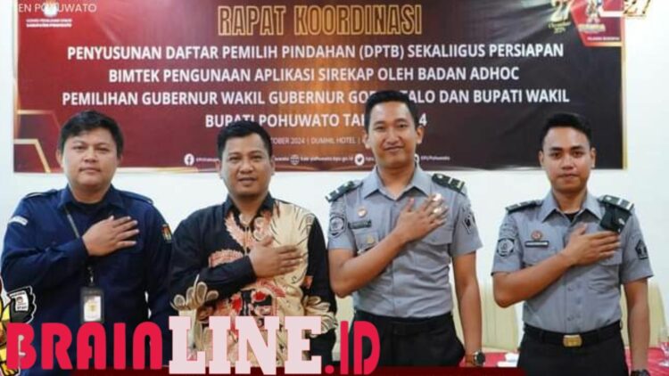 KPU Pohuwato Rakor Bahas DPTb, Persiapkan Pilkada 2024