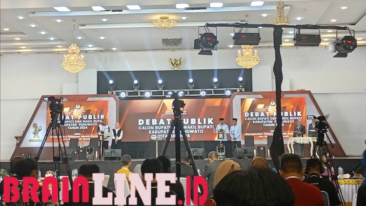 Debat Publik Kedua Pilkada Pohuwato Digelar, Pendukung Antusias Hadiri Acara