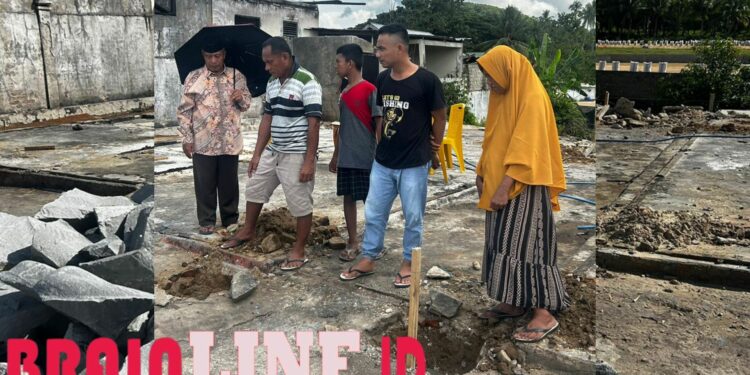 Tokoh Penambang Bangun Dua Rumah untuk Korban Kebakaran di Buntulia Tengah