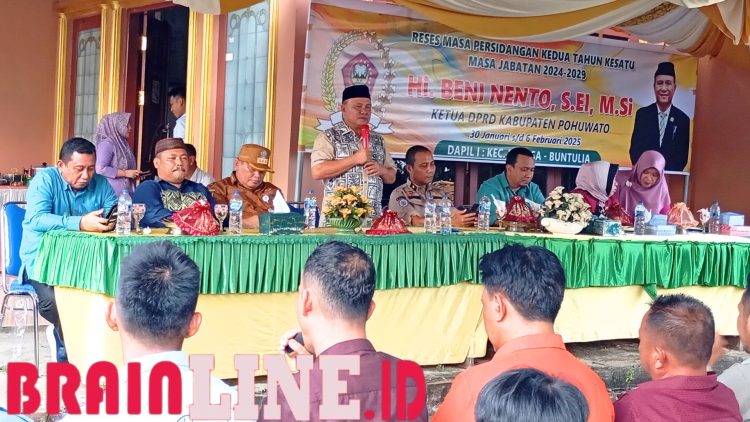 Ketua DPRD Pohuwato Gelar Reses ke Dua, Soroti Program Rumah Layak Huni dan Kasus Malaria