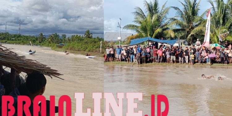 Serunya Balap Perahu Ketinting di Pohuwato Jadi Daya Tarik Masyarakat