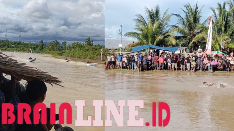 Serunya Balap Perahu Ketinting di Pohuwato Jadi Daya Tarik Masyarakat