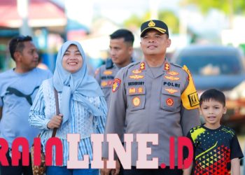 Warga Bahagia, Polisi Dekat di Hati: Suksesnya Patroli Jalan Kaki Lebaran di Pohuwato”