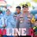 Warga Bahagia, Polisi Dekat di Hati: Suksesnya Patroli Jalan Kaki Lebaran di Pohuwato”