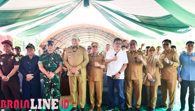 Ketua DPRD Pohuwato Hadiri Ground Breaking Cetak Sawah Baru di Randangan