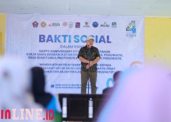 Ketua DPRD Pohuwato Apresiasi Baksos HUT ke-4 Karang Taruna Olongia di Desa Sipayo