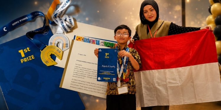 Prestasi Mendunia! Bocah Pohuwato Rajendra Arsenio Loupatty Juara HIPPO Play-Off 2026 London
