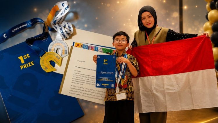 Prestasi Mendunia! Bocah Pohuwato Rajendra Arsenio Loupatty Juara HIPPO Play-Off 2026 London
